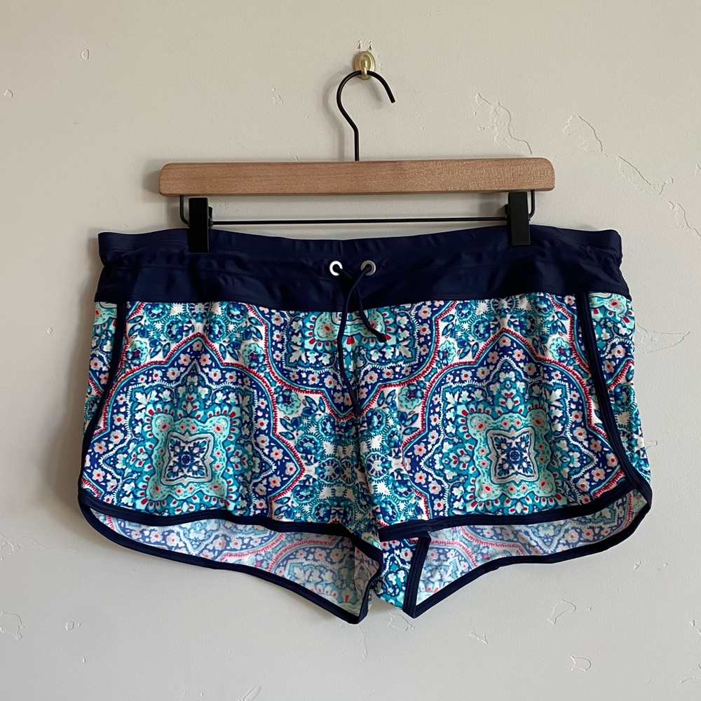 ATHLETA Monaco Kata Swim Short Built In Bottoms